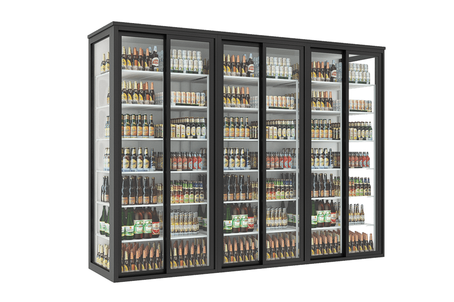 Холодильный шкаф для пива  дверей