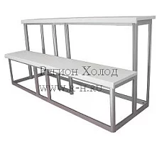 1,2*0,6*0,8 (2 полки) стеллаж "ФлораЛайн" купить в интернет- магазине «Регион Холод» 1,2*0,6*0,8 (2 полки) стеллаж "ФлораЛайн" купить в Москве по выгодным ценам в интернет-магазине «Регион Холод»